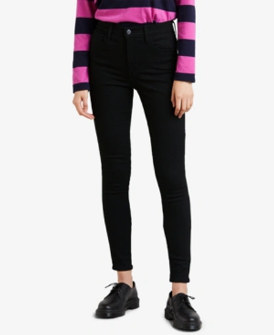 Shop Levi's Women's 720 High Rise Super Skinny Jeans In Short Length In Blackest Night