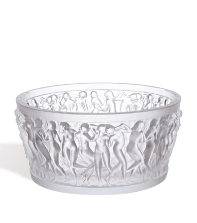Shop Lalique Bacchantes Bowl (29cm) In Transparent