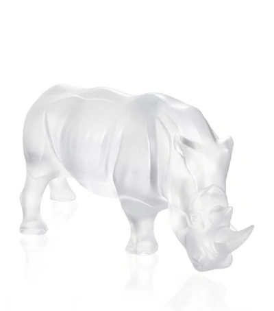 Shop Lalique Rhinoceros Sculpture