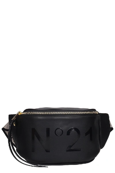 Shop N°21 Waist Bag In Black Leather