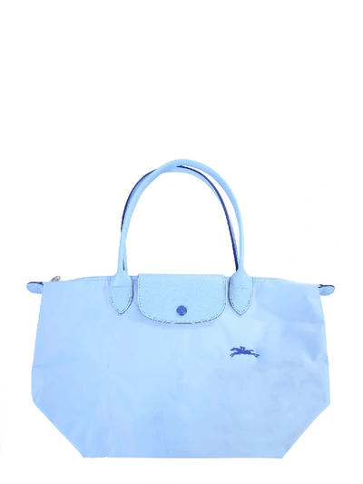 Shop Longchamp Small Le Pliage Club Bag In Blu