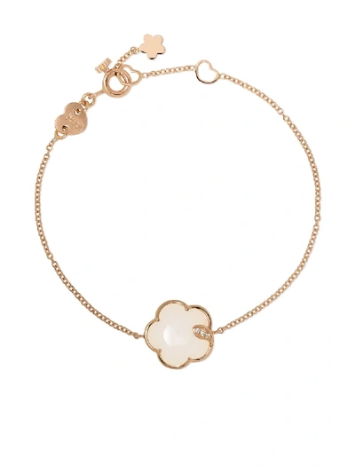 Shop Pasquale Bruni 18kt Rose Gold  Agate And Diamond Bracelet