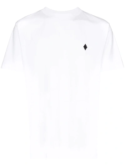 Shop Marcelo Burlon County Of Milan Logo-print T-shirt In White