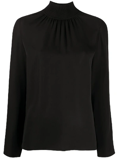 Shop Theory Turtleneck T-shirt In Black