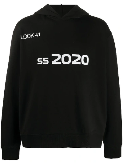 Shop Xander Zhou Ss2020 Hoodie In Black