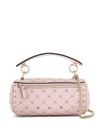 Shop Valentino Mini Rockstud Bag In Pink