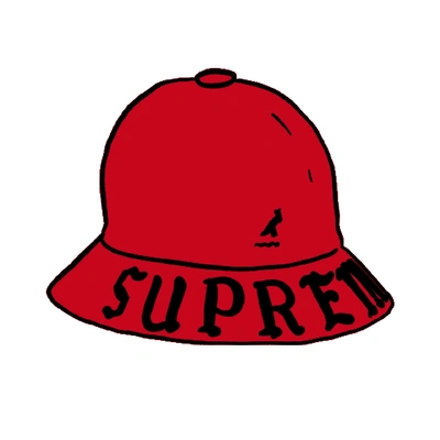 Pre-owned Kangol Bermuda Casual Hat Red