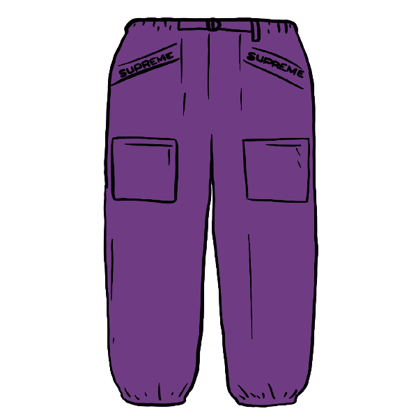 supreme utility belted pant