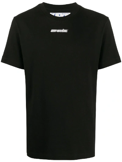 Shop Off-white Marker Arrows Slim-fit T-shirt In Black