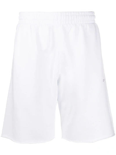 Shop Off-white Caravaggio Painting Track Shorts In White