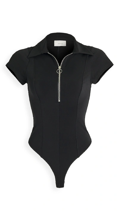 Shop Cinq À Sept Hana Thong Bodysuit In Black