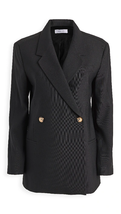 Shop Anine Bing Kaia Blazer Black