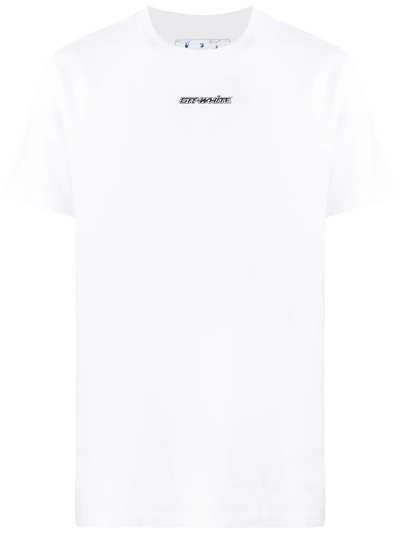 Shop Off-white Marker Arrows Slim-fit T-shirt In White