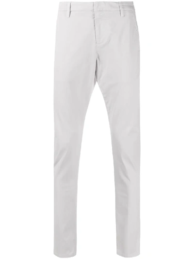 Shop Dondup Straight-leg Trousers In Grey