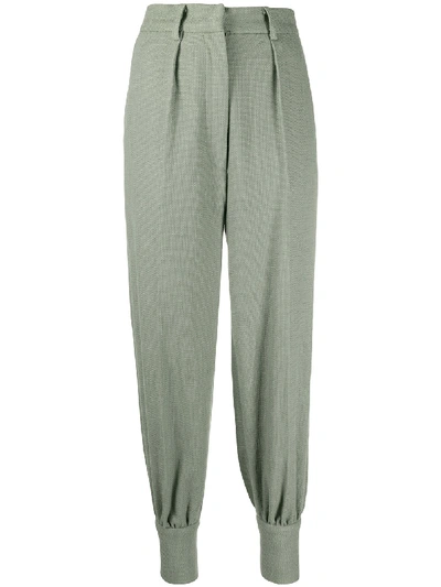 Shop Atu Body Couture Pleated Waist Trousers In Green