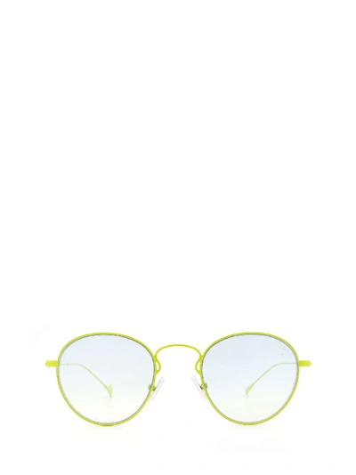 Shop Eyepetizer Julien Lime Green Sunglasses In C.12-23f