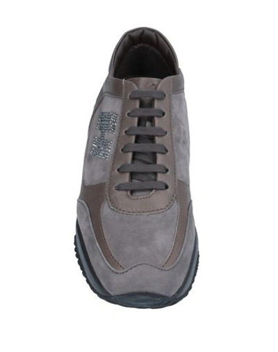Shop Hogan Sneakers In Steel Grey