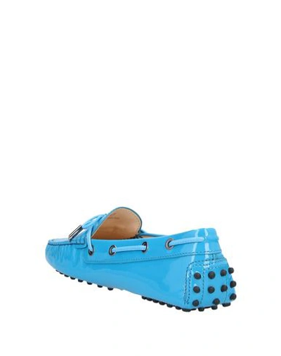 Tod's Loafers In Azure