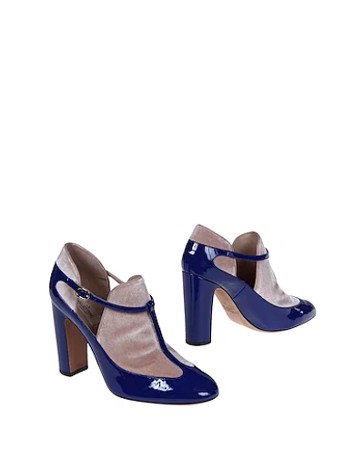 Shop Valentino Ankle Boot In Blue