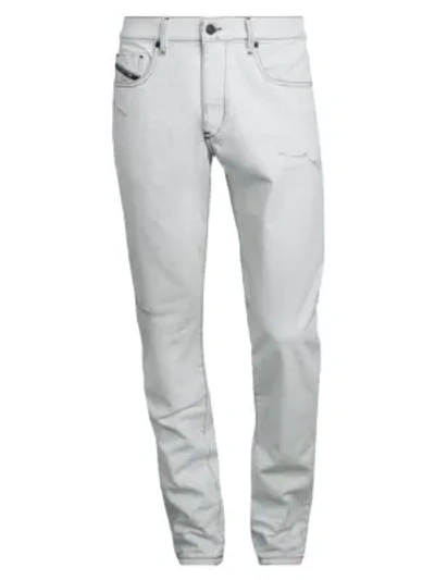 Shop Diesel Men's Strukt Slim-fit Jeans In White Black