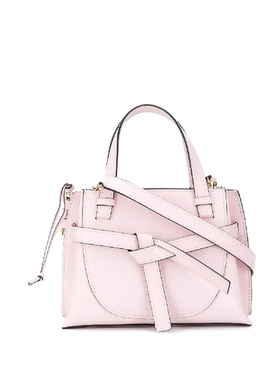 Shop Loewe Mini Gate Tote Bag In Pink