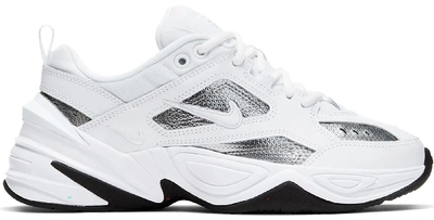 Pre-owned Nike M2k Tekno White Metallic Silver Black (w) In White/white- metallic Silver-black | ModeSens