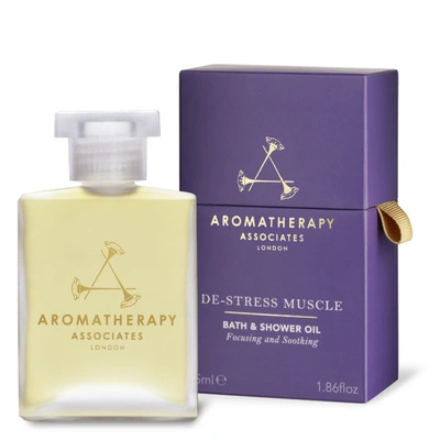 Shop Aromatherapy Associates De-stress Muscle Bath & Shower Oil (55ml)