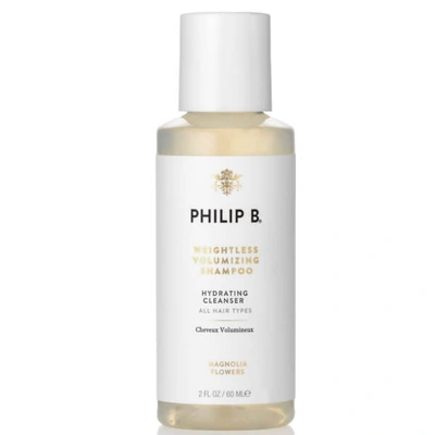 Shop Philip B Weightless Volumizing Shampoo 60ml (worth $15.00)