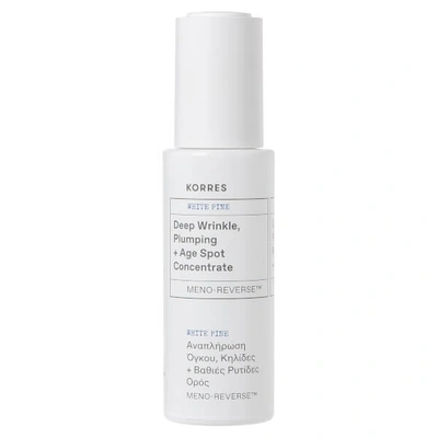 KORRES WHITE PINE MENO-REVERSE DEEP WRINKLE, PLUMPING + AGE SPOT CONCENTRATE 30ML