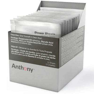 Shop Anthony Shower Sheets (12 Wipes)