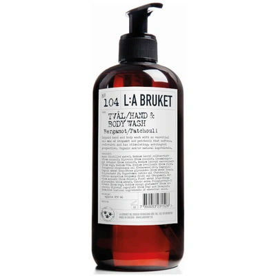 Shop L:a Bruket No. 104 Hand & Body Wash 450ml - Bergamot/patchouli