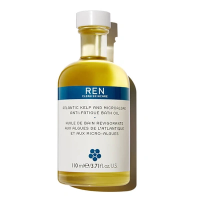 Shop Ren Clean Skincare Skincare Atlantic Kelp And Microalgae Anti-fatigue Bath Oil 110ml