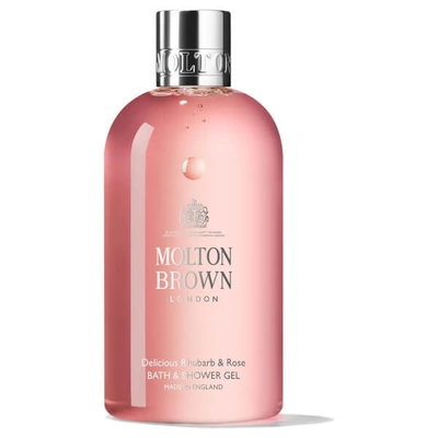 Shop Molton Brown Delicious Rhubarb And Rose Bath And Shower Gel 300ml