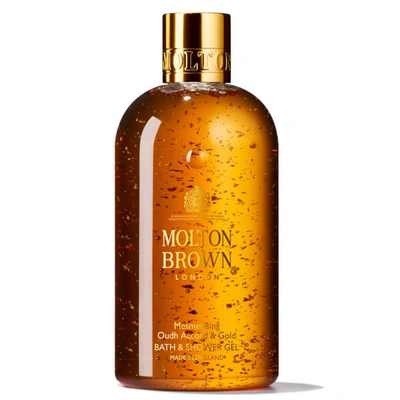 Shop Molton Brown Mesmerising Oudh Accord And Gold Bath And Shower Gel 300ml