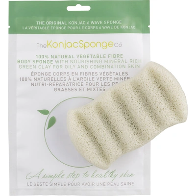 Shop The Konjac Sponge Company 6 Wave Bath Sponge With Green Clay