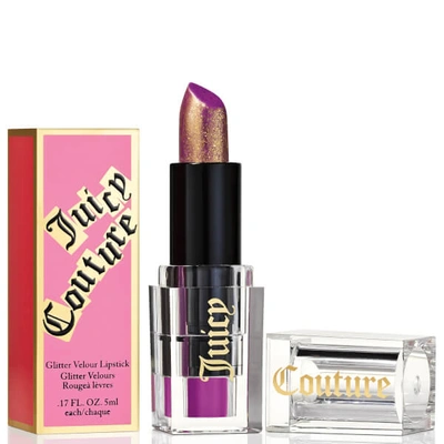Shop Juicy Couture Glitter Velour Lipstick 4.8g - Uv Darling