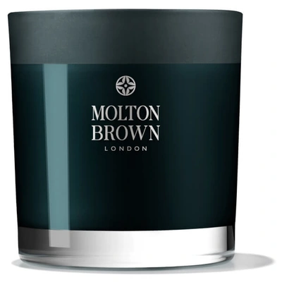 Shop Molton Brown Russian Leather Three Wick Candle 480g