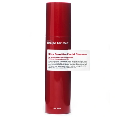 Shop Recipe For Men - Ultra Sensitive Facial Cleanser 3.4 oz