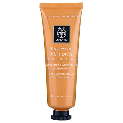 Shop Apivita Face Scrub For Gentle Exfoliation - Apricot 50ml