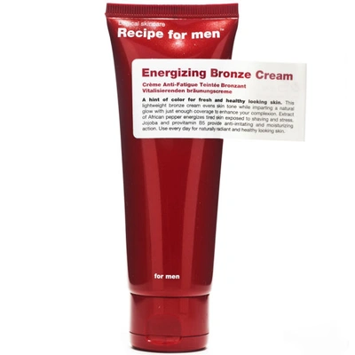Shop Recipe For Men Energizing Bronze Cream 75ml