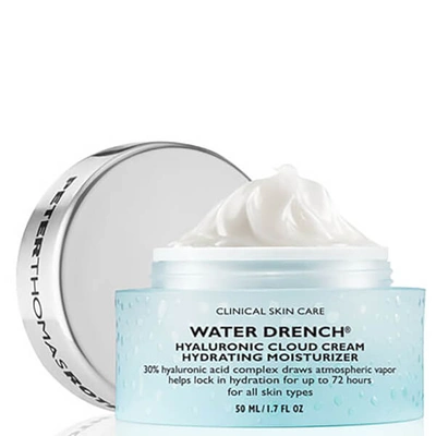 Peter Thomas Roth Water Drench Hyaluronic Cloud Cream Hydrating Refillable Moisturizer, 1.7 Oz.