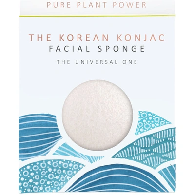 Shop The Konjac Sponge Company The Elements Water Facial Sponge - 100% Pure White 30g
