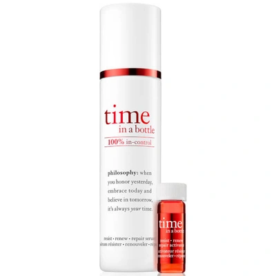 Shop Philosophy Time In A Bottle 100% Face Serum 40ml