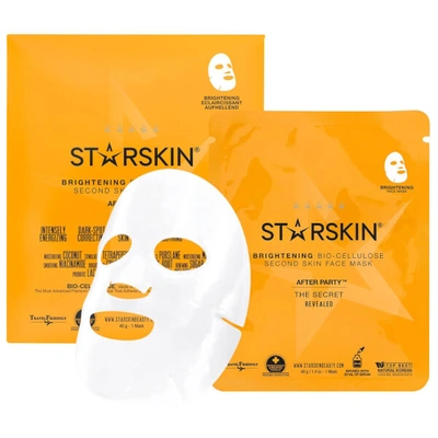 Starskin After Party Brightening Bio-cellulose Face Mask | ModeSens