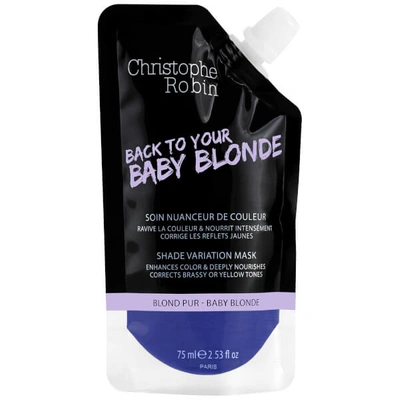 Shop Christophe Robin Shade Variation Mask - Baby Blonde Pocket 75ml