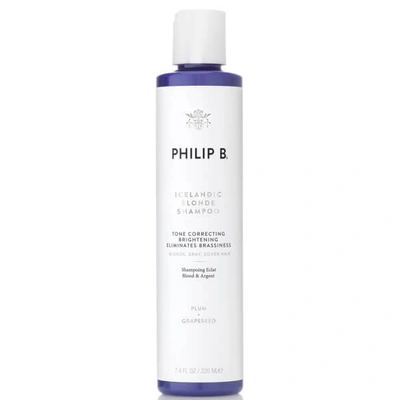 Shop Philip B Icelandic Blonde Shampoo 220ml