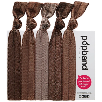 Shop Popband London Hair Ties - Cocoa