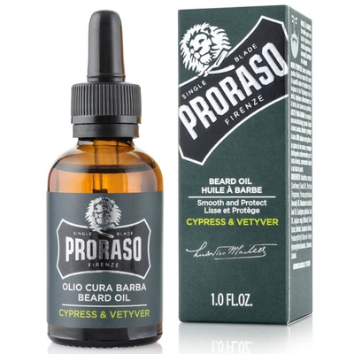 Shop Proraso Cypress And Vetyver Beard Oil 30ml