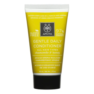 Shop Apivita Holistic Hair Care Mini Gentle Daily Conditioner For All Hair Types - German Chamomile & Honey 50ml