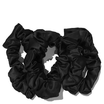 Shop Slip Silk Large Scrunchies (various Colors) - Black